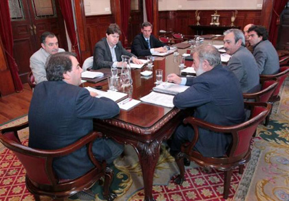 Foto de la reunión EDAR Bens de La Opinion de A Coruña