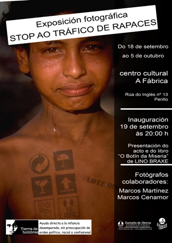 Mostra de Fotografía “Stop ao Tráfico de Menores”