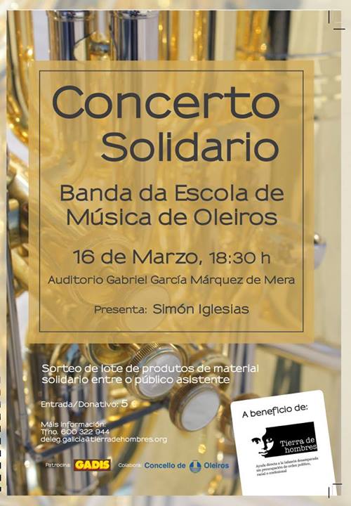 Concerto Solidario da Banda da Escola de Música; a beneficio da ONG Tierra de Hombres